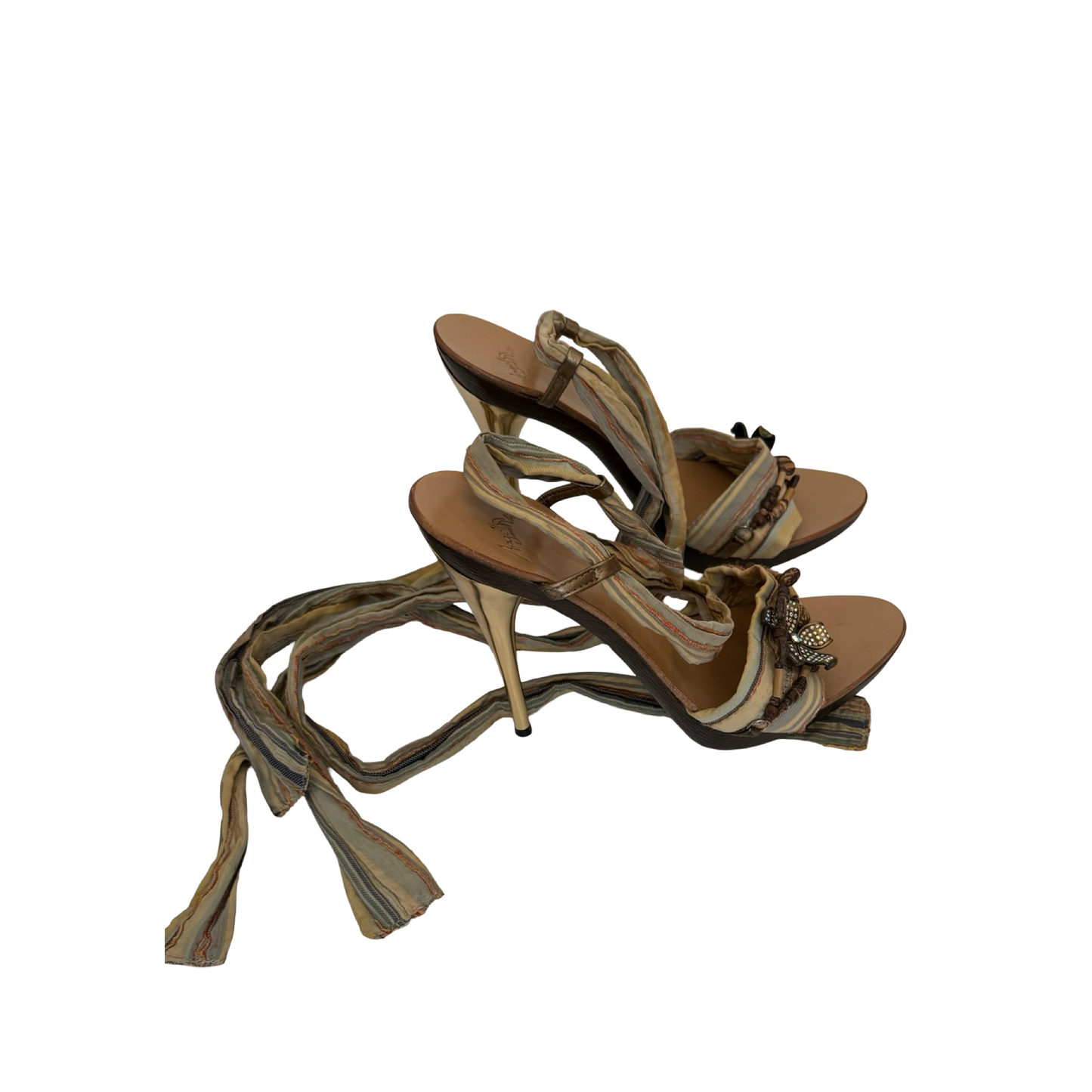 Vintage Italian sz 36 sandals (2 pair )