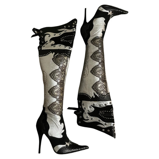 Italian leather boots