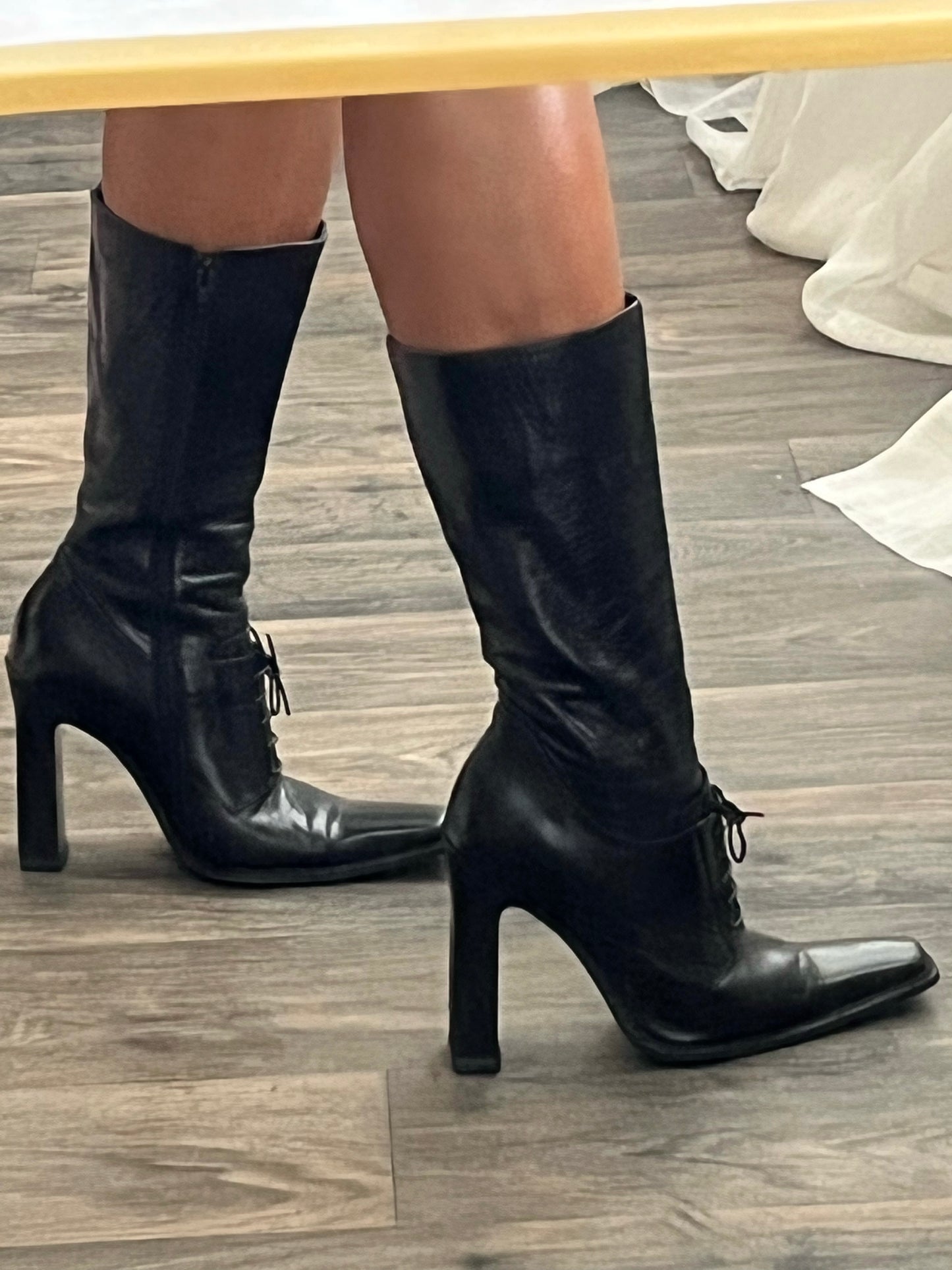 Vintage leather boots